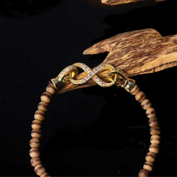 Vòng Tay Trầm Hương Charm Vĩnh Cửu - Hình ảnh 3